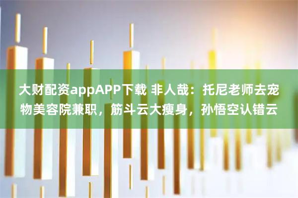 大财配资appAPP下载 非人哉：托尼老师去宠物美容院兼职，筋斗云大瘦身，孙悟空认错云