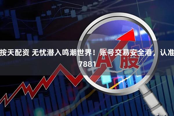 按天配资 无忧潜入鸣潮世界！账号交易安全港，认准7881